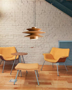 Lámpara Colgante de Madera de Rubberwood | Estilo Costero Moderno