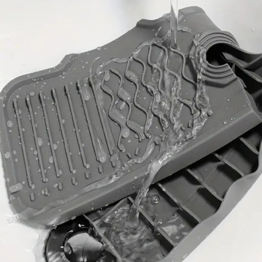 Alfombrilla Antideslizante para Fregadero con Diseño Inclinado Aqua