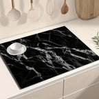 Geschirrabtropfmatte im Marmor-Design