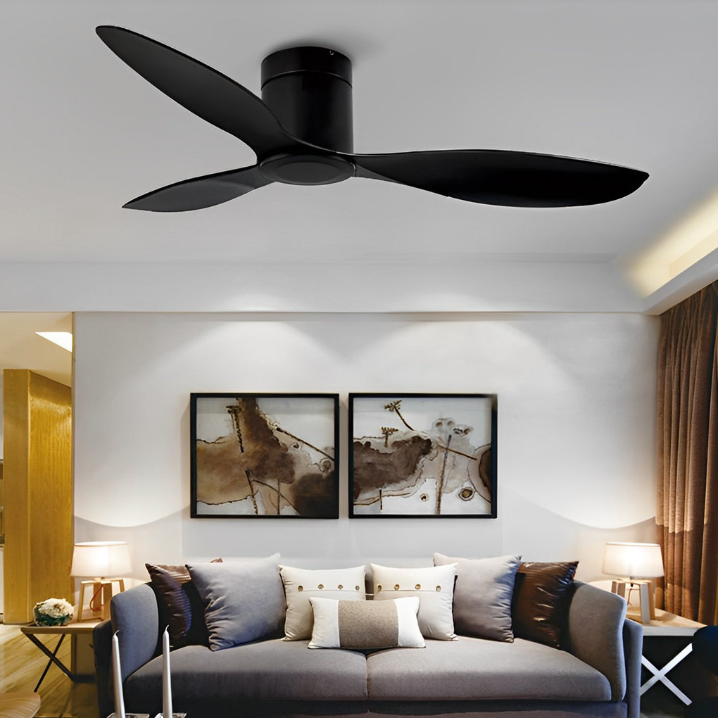 Modern Ceiling Fans with Lighting, 3 Blades, Quiet, Adjustable and Remote Control