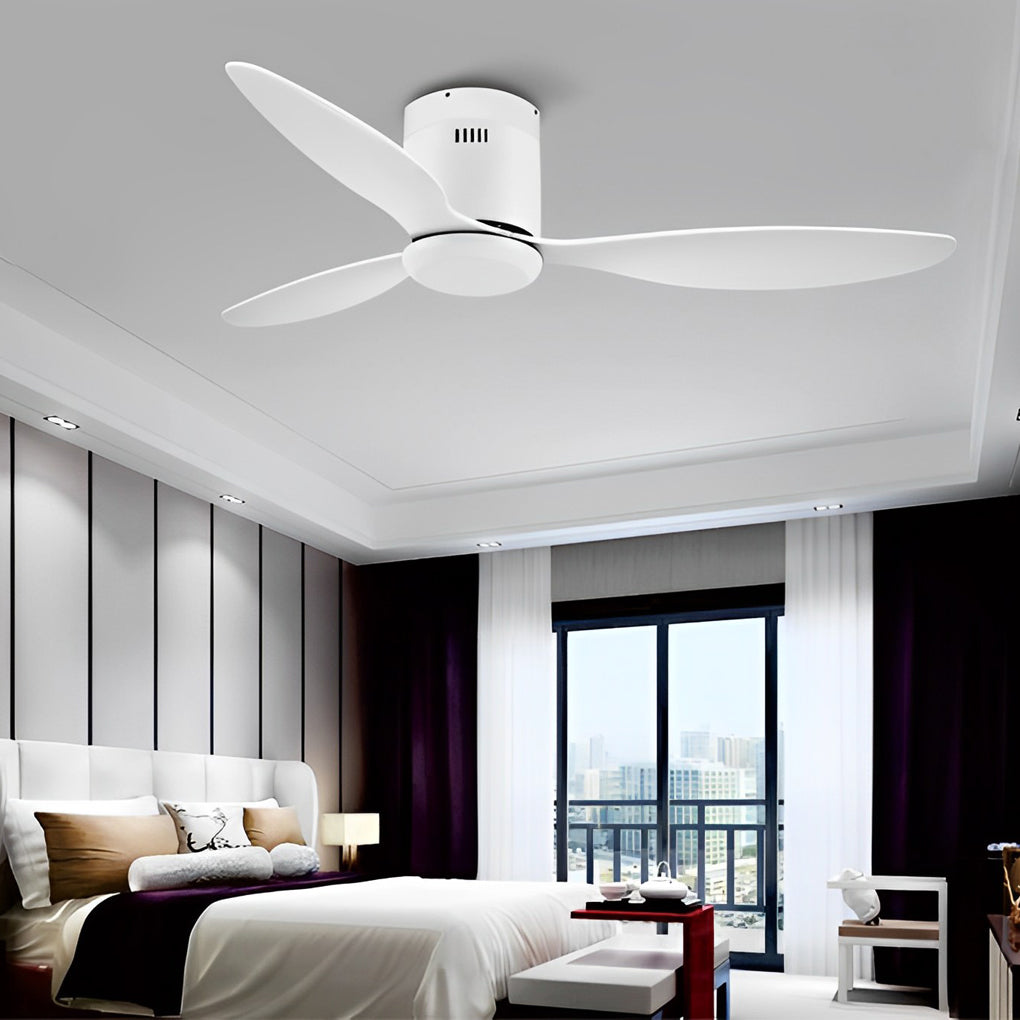 Modern Ceiling Fans with Lighting, 3 Blades, Quiet, Adjustable and Remote Control