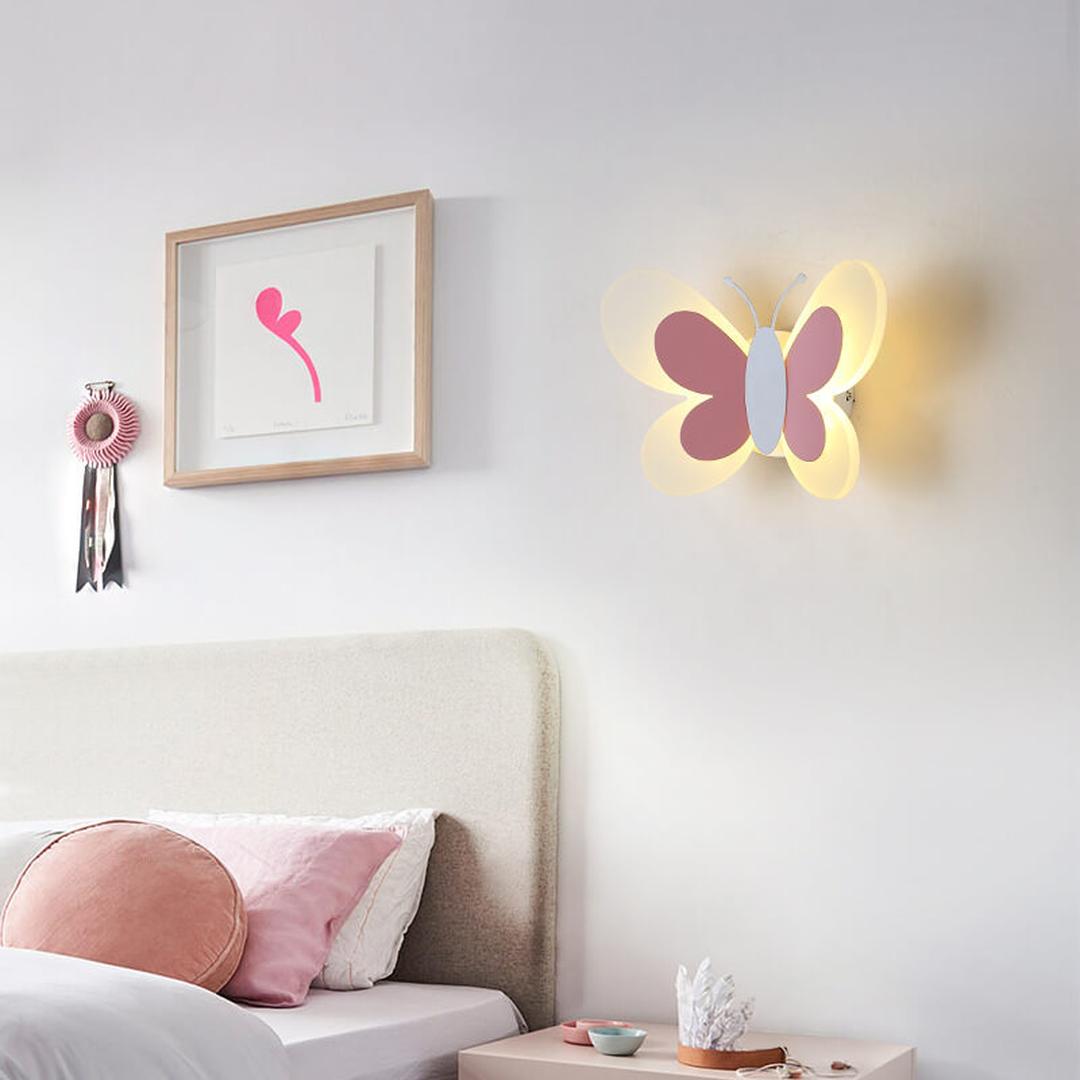 LED Wall Lamp in Butterfly Shape | Artistic Lighting