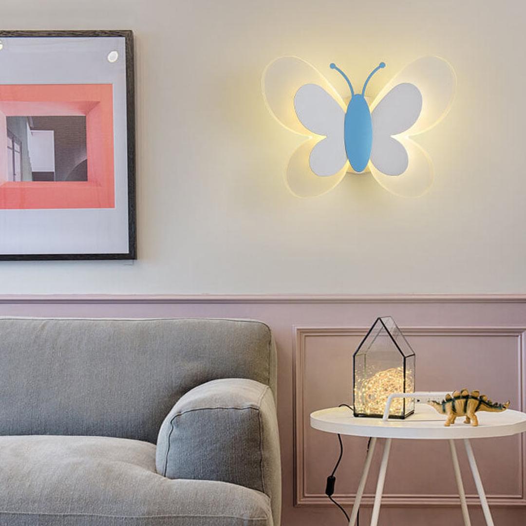 LED Wall Lamp in Butterfly Shape | Artistic Lighting