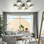 Lámpara Semi-empotrada LED Moderna de Hierro y Acrílico | Redonda