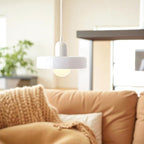 Lámpara Colgante De Vidrio | Altura Ajustable