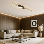 Linear LED Ceiling Lamp with Geometric Shape | Modern