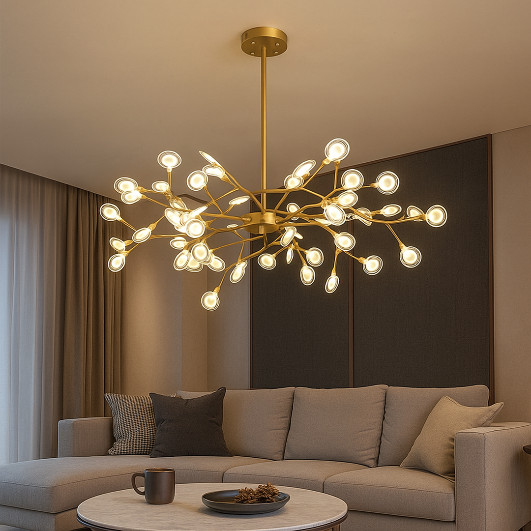 Araña de Techo Ramificada | Diseño Moderno