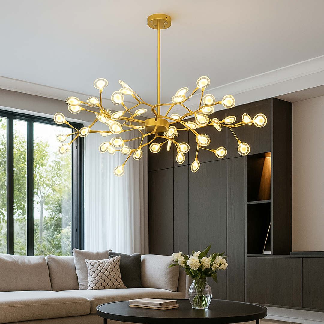 Araña de Techo Ramificada | Diseño Moderno