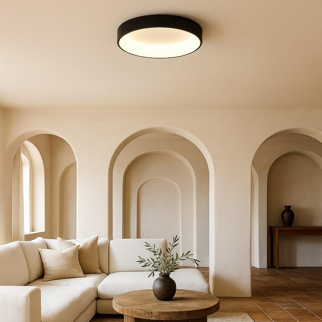 Iluminación De Techo Redonda | Toque Moderno