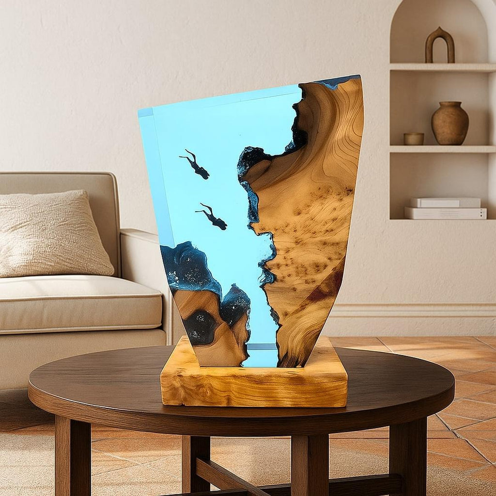 Lámpara De Mesa Ocean Diver | Luces Majestuosas