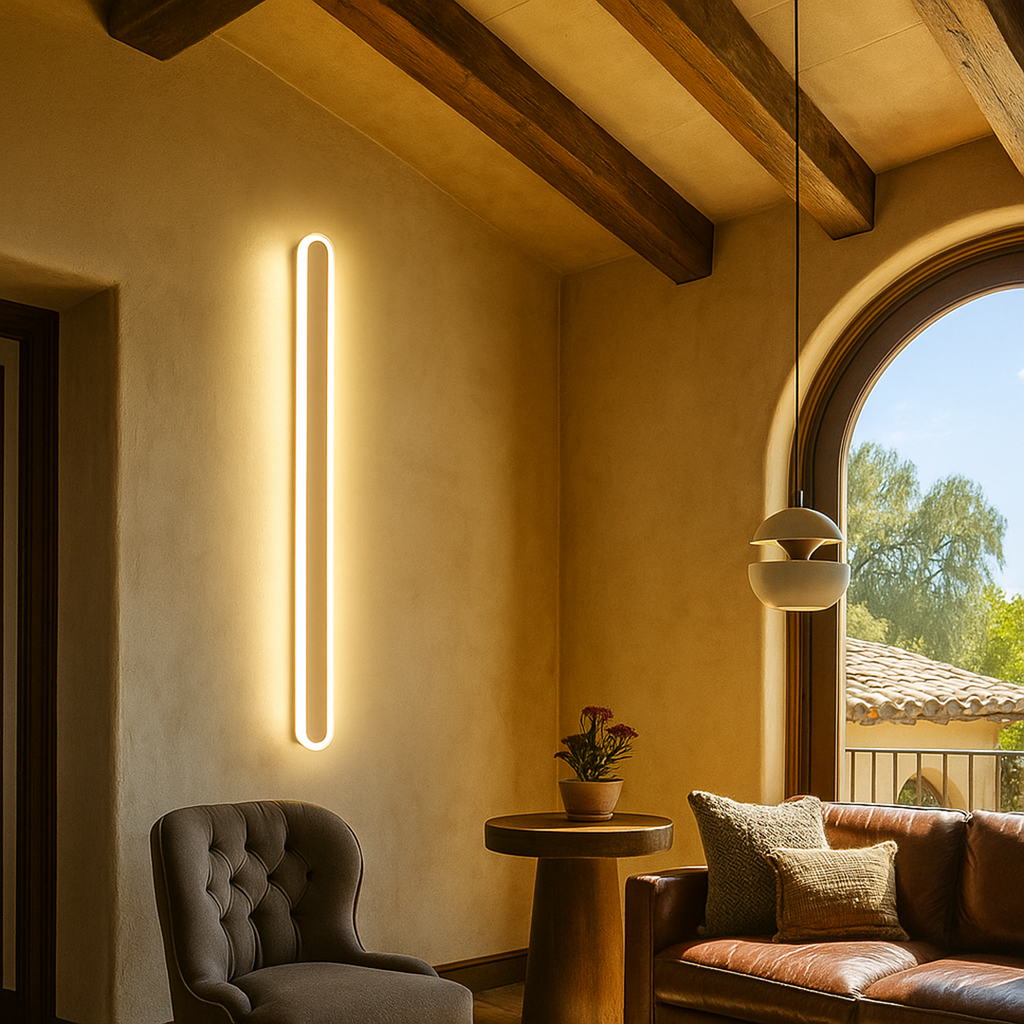 Lámpara de Techo Lineal de Superficie | Iluminación Moderna Estilo Escandinavo