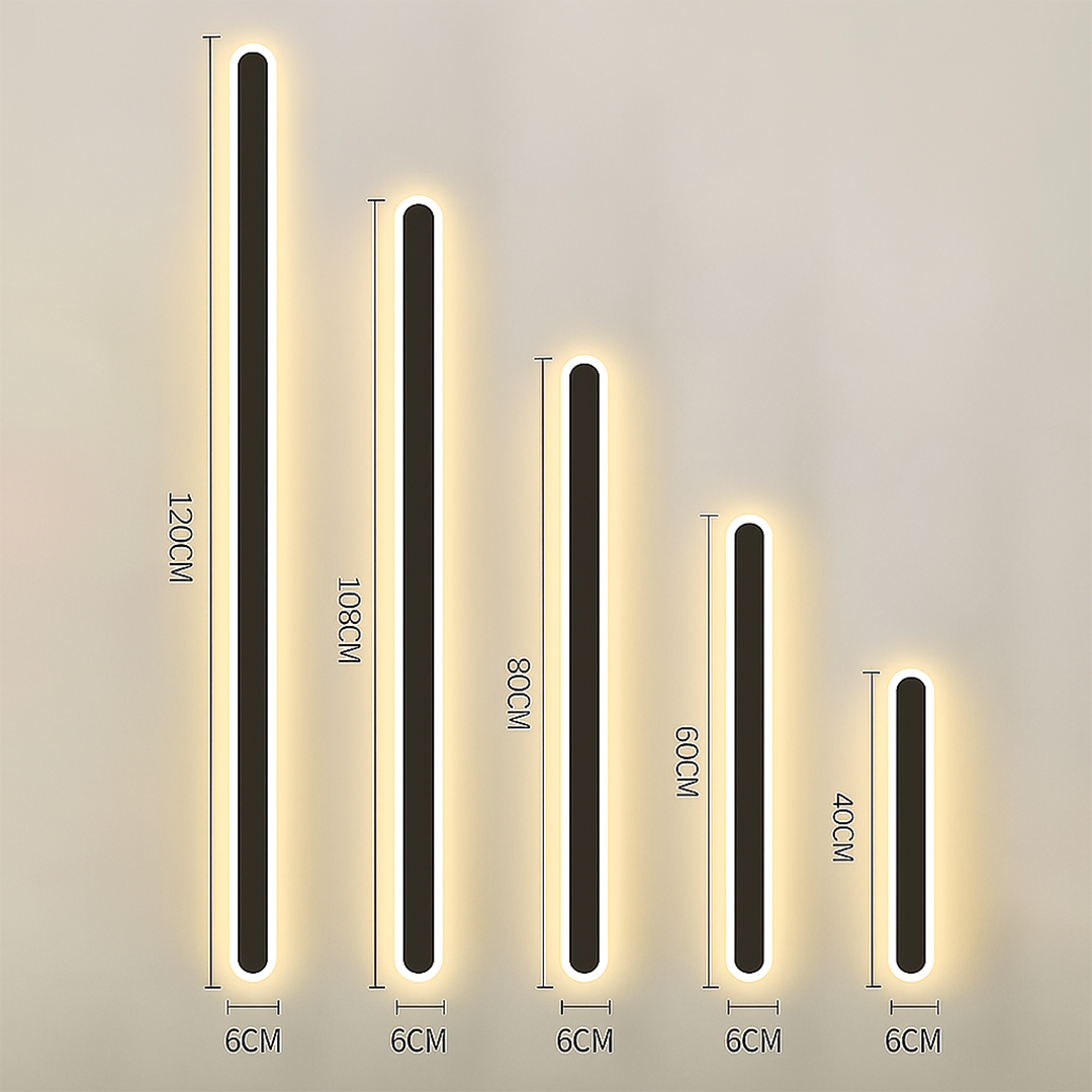 Lámpara de Techo Lineal de Superficie | Iluminación Moderna Estilo Escandinavo