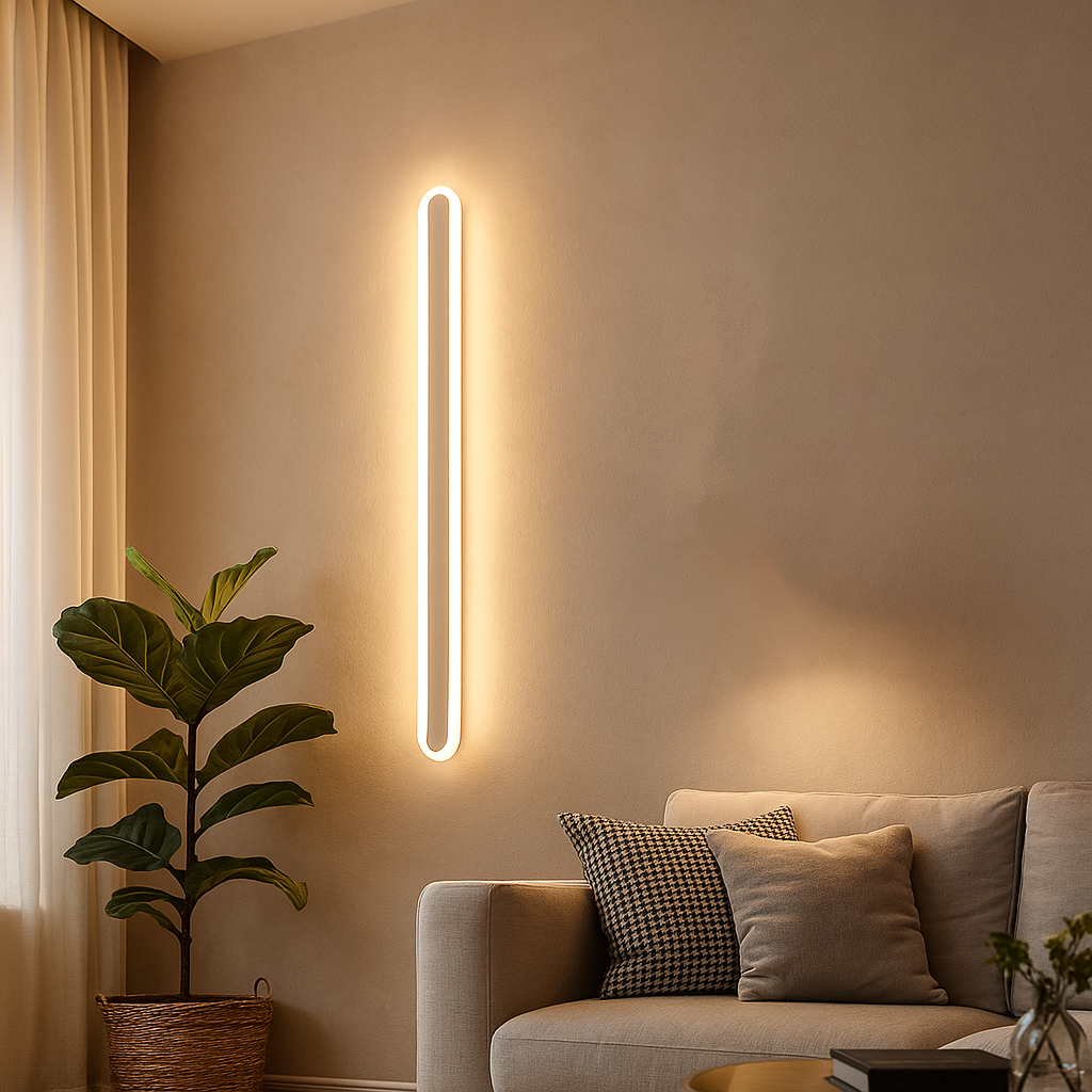 Lámpara de Techo Lineal de Superficie | Iluminación Moderna Estilo Escandinavo