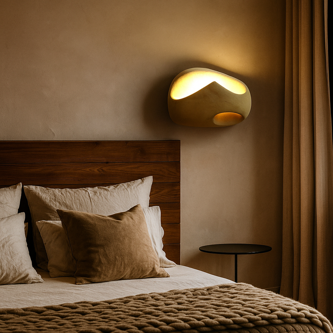 Lámpara de Pared Wabi-Sabi | Diseño Natural para Interior