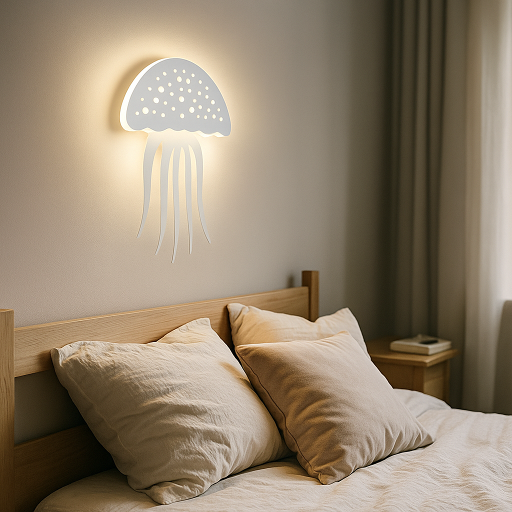 Lámpara de Pared con Forma de Medusa | Decoración de Pared Original