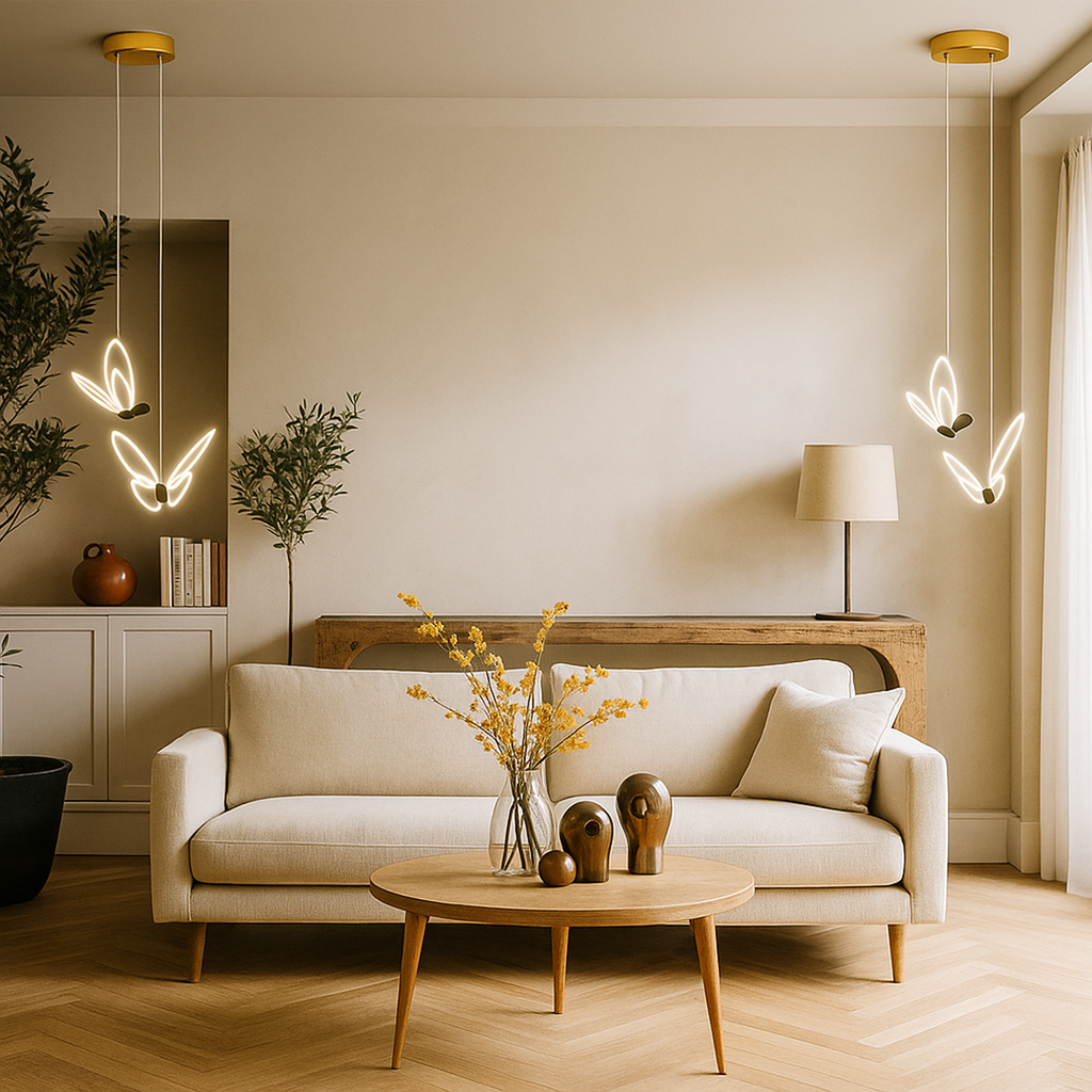 Lámpara Colgante con Forma de Mariposa | Iluminación Decorativa Infantil