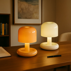 Lámpara de Mesa en Forma de Hongo | Diseño Mini Escandinavo