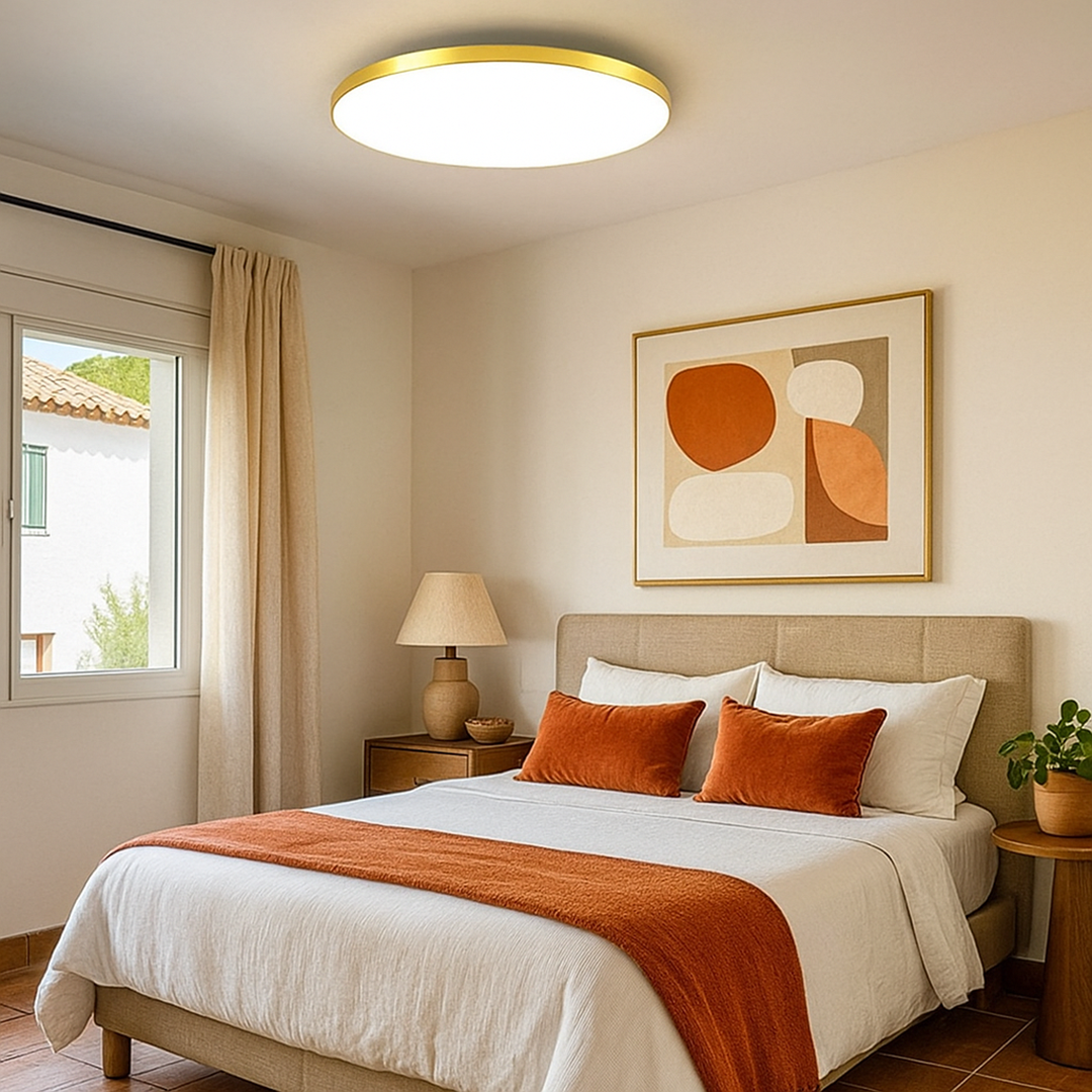 Lámpara de Techo Redonda | Diseño Contemporáneo Minimalista