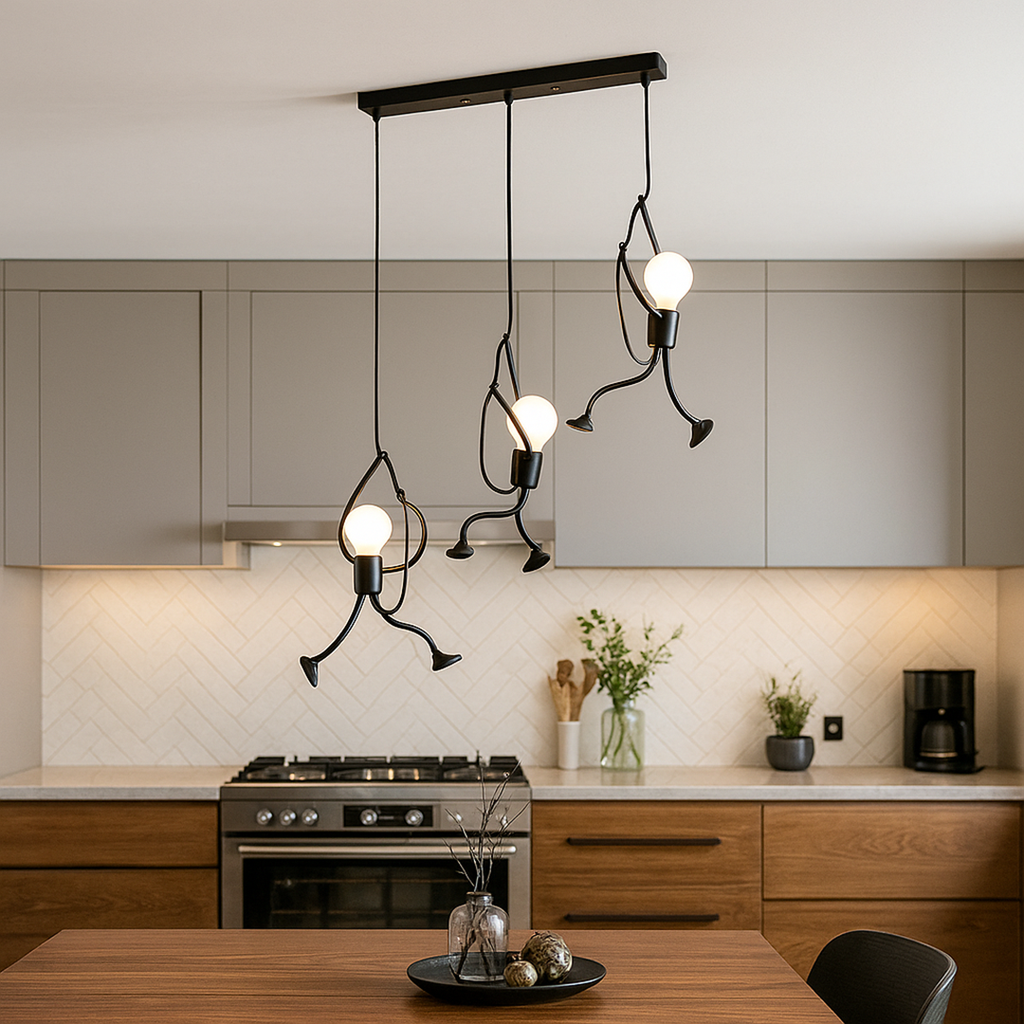 Lámpara Colgante de Hierro | Estilo Industrial Retro