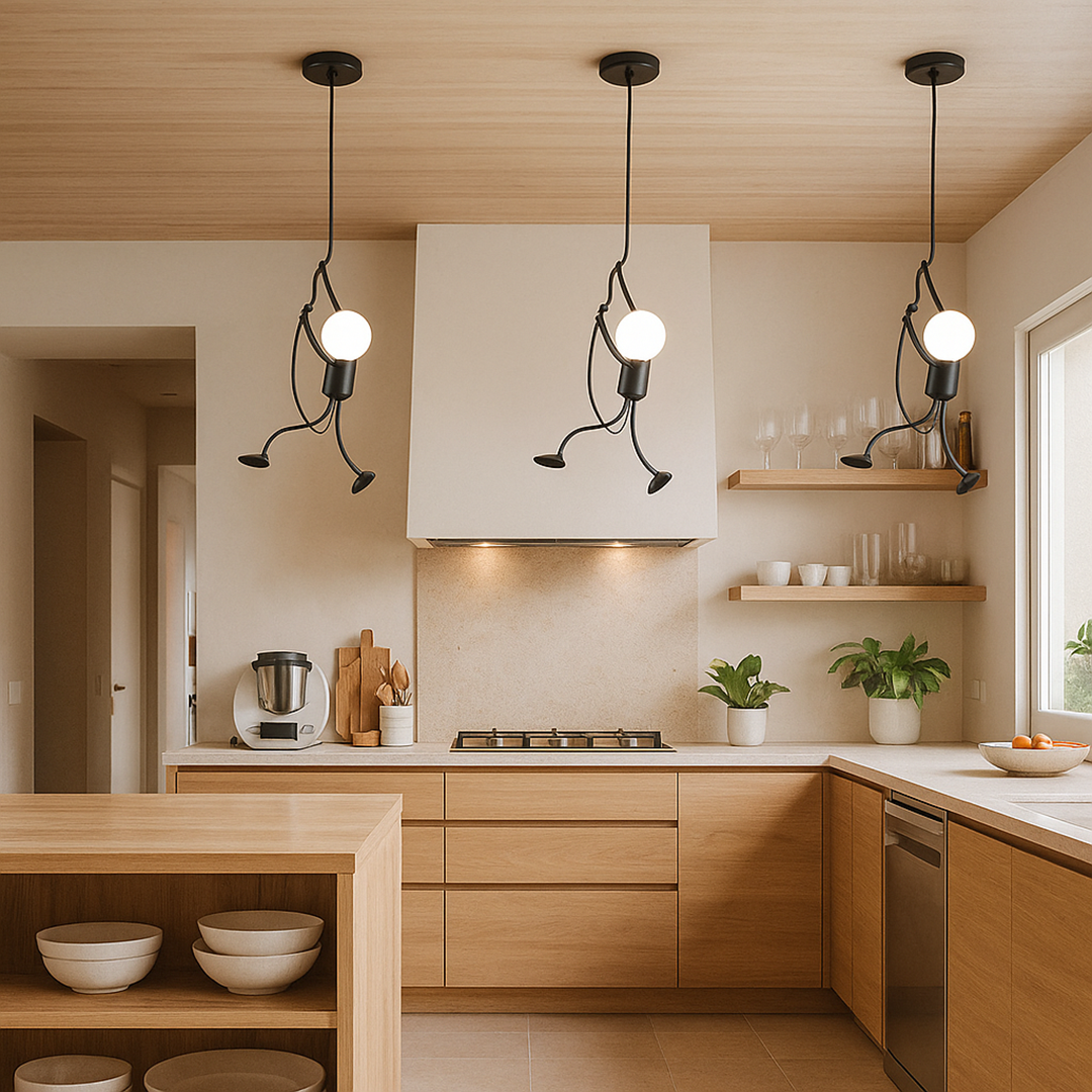 Lámpara Colgante de Hierro | Estilo Industrial Retro