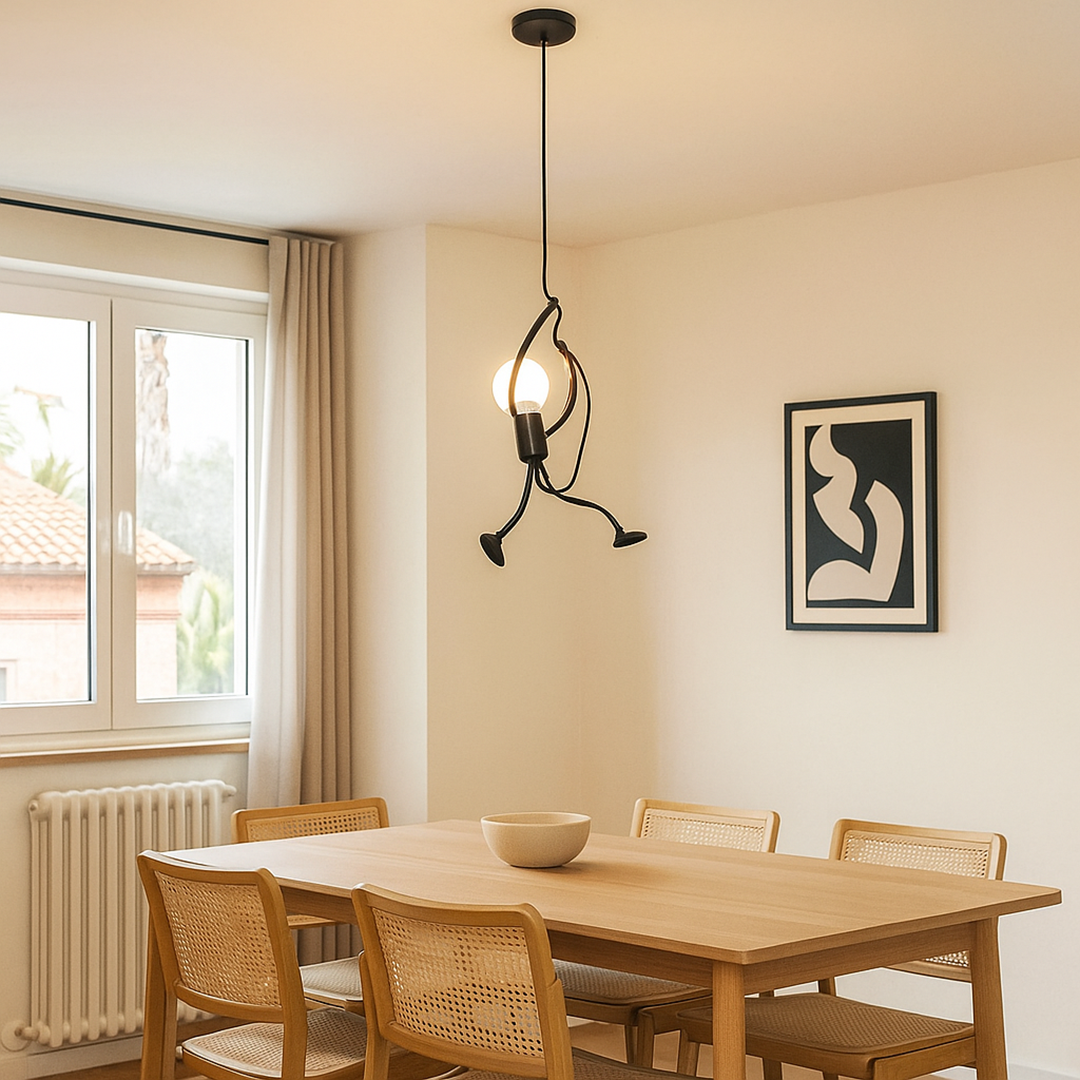 Lámpara Colgante de Hierro | Estilo Industrial Retro