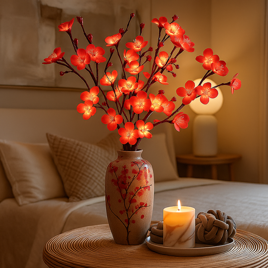 Iluminación Decorativa | Rama de Olivo con Luz LED