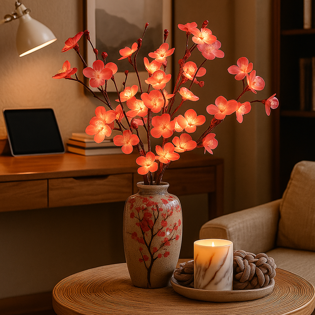 Iluminación Decorativa | Rama de Olivo con Luz LED