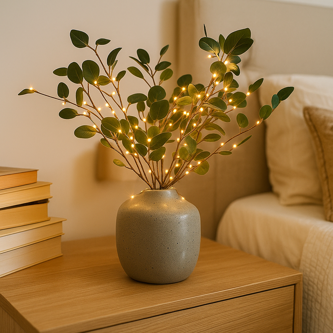 Iluminación Decorativa | Rama de Olivo con Luz LED