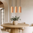 Lámpara Colgante de Metal y Vidrio | Diseño Escandinavo