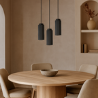 Lámpara Colgante de Metal y Vidrio | Diseño Escandinavo