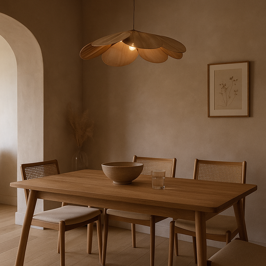 Lámpara Colgante En Forma De Pétalo | Estilo Vintage