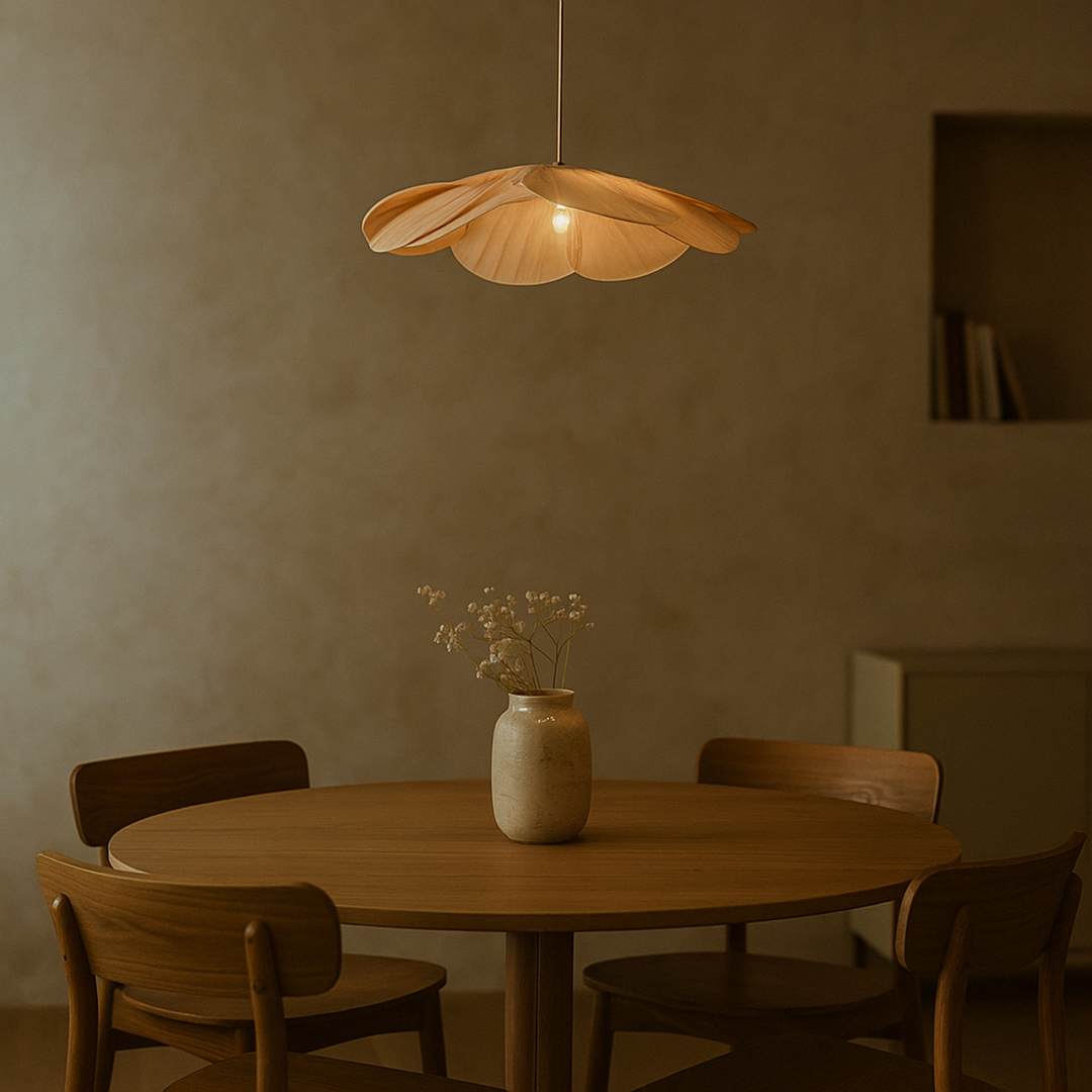 Lámpara Colgante En Forma De Pétalo | Estilo Vintage