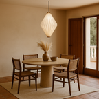 Farol Nórdico con Pantalla de Papel | Iluminación Ligera