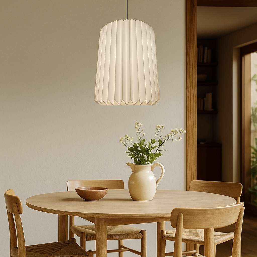 Farol Nórdico con Pantalla de Papel | Iluminación Ligera