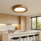 Deckenleuchte mit Holzrahmen | Natürliches Design