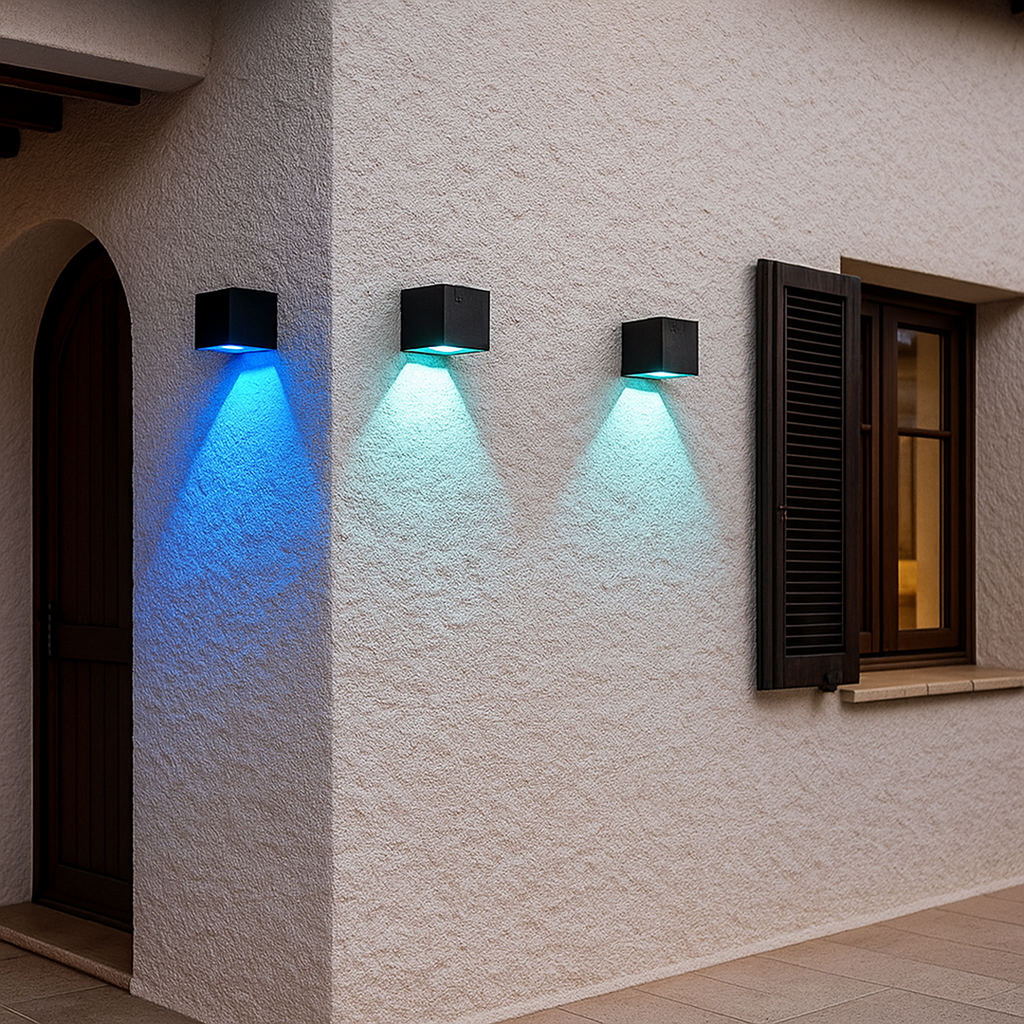 Lámpara de Pared Cúbica | Luz Blanca Cálida