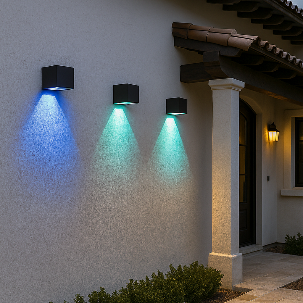 Lámpara de Pared Cúbica | Luz Blanca Cálida