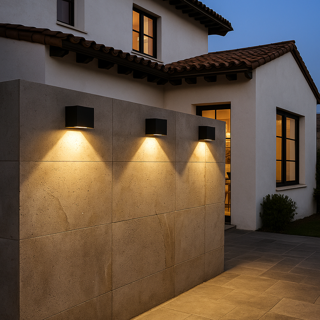 Lámpara de Pared Cúbica | Luz Blanca Cálida