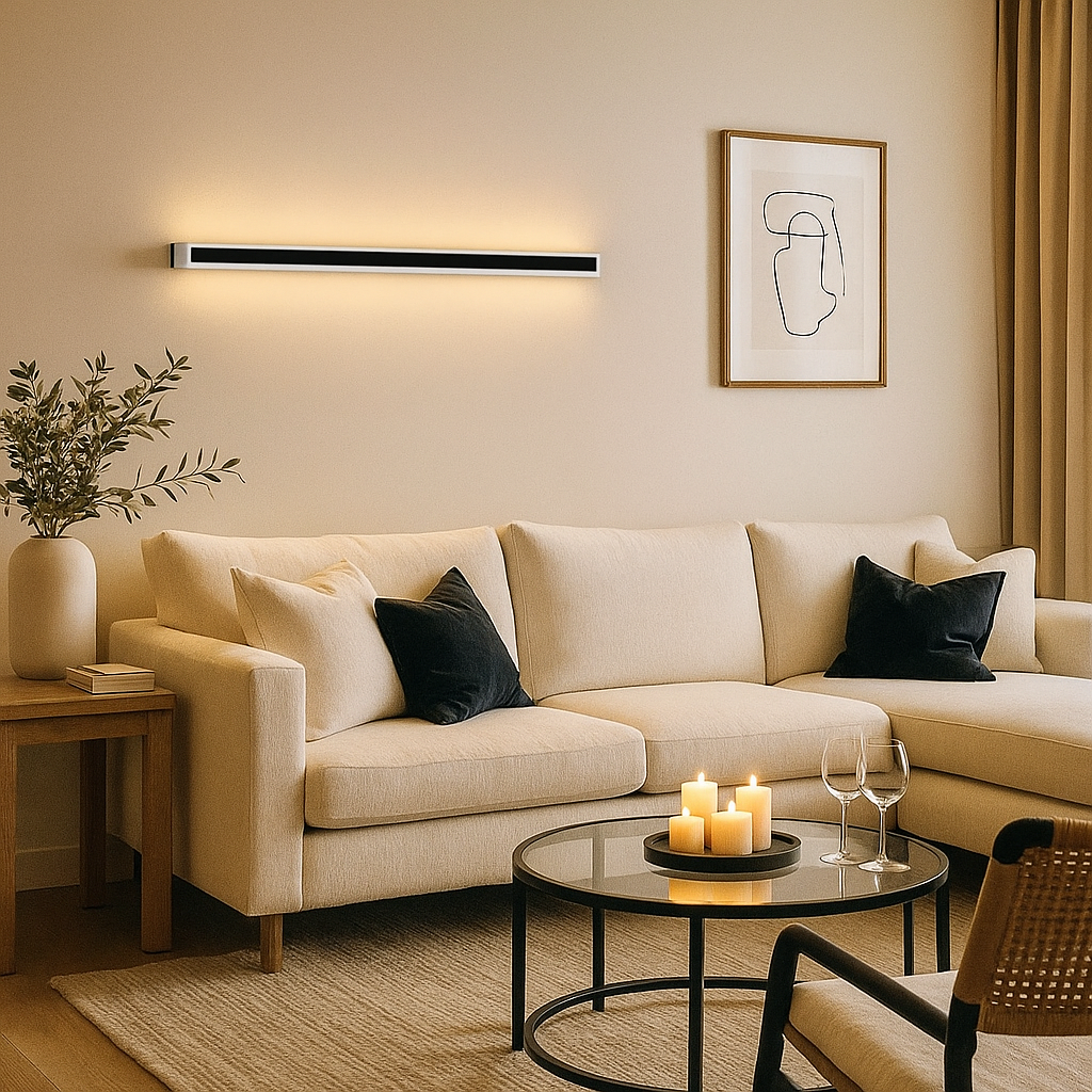 Lámpara de Pared en Barra | Diseño Vertical Moderno