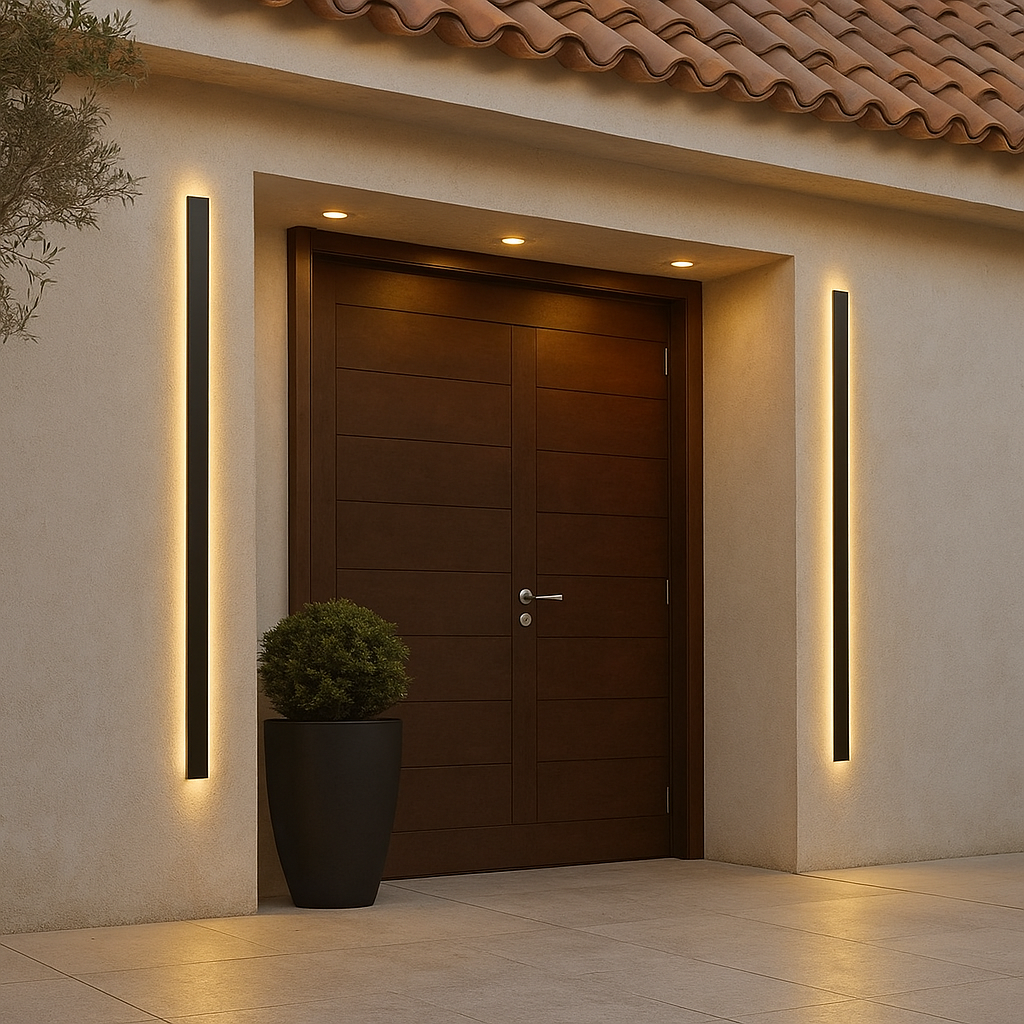 Lámpara de Pared en Barra | Diseño Vertical Moderno