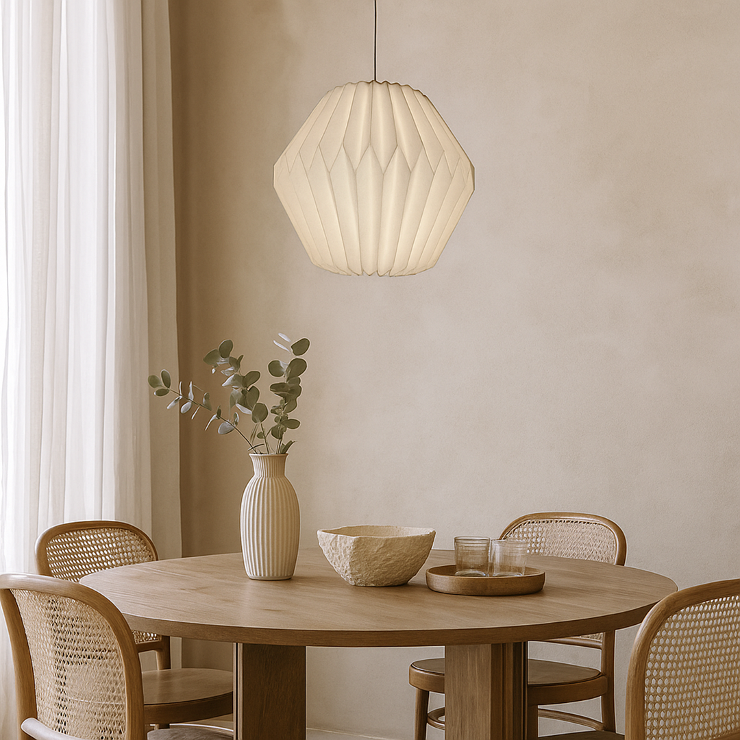 Pantalla Nórdica Tipo Linterna de Papel | Decorativa