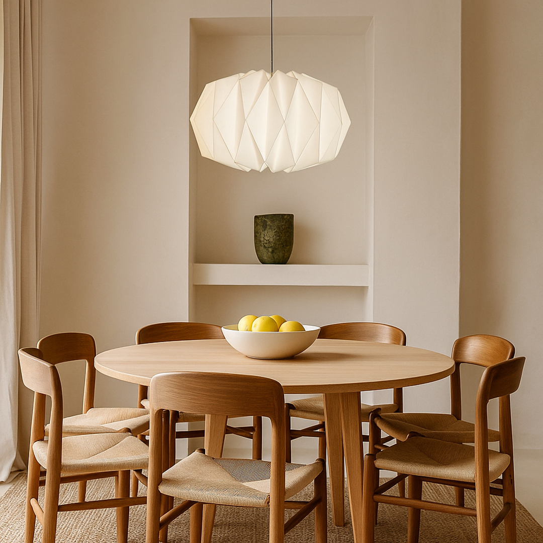 Pantalla Nórdica Tipo Linterna de Papel | Decorativa