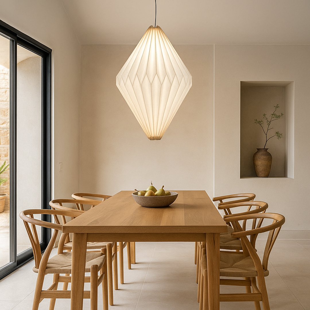 Pantalla Nórdica Tipo Linterna de Papel | Decorativa