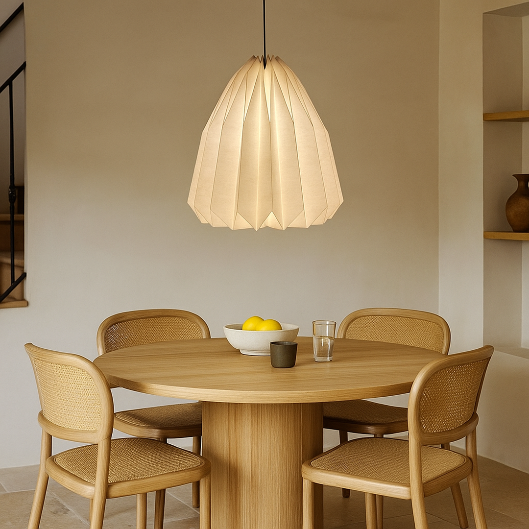 Pantalla Nórdica Tipo Linterna de Papel | Decorativa