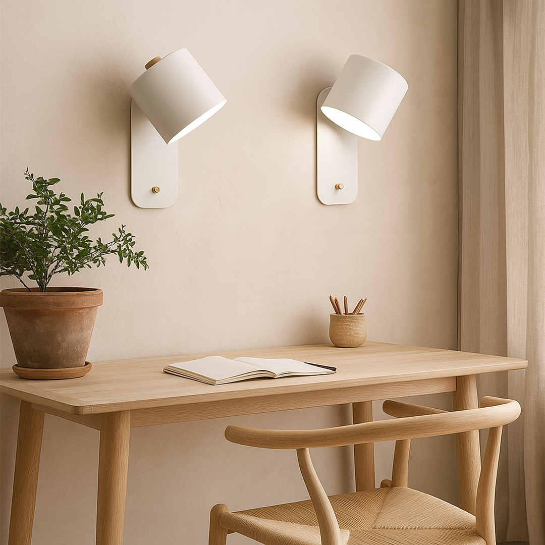 Lámpara de Pared con Interruptor | Iluminación Moderna de Interior