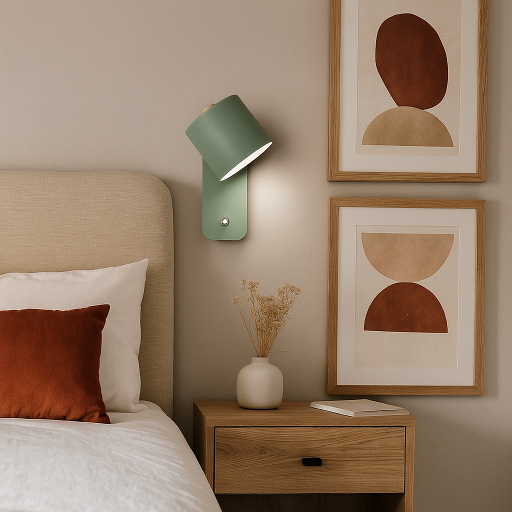 Lámpara de Pared con Interruptor | Iluminación Moderna de Interior