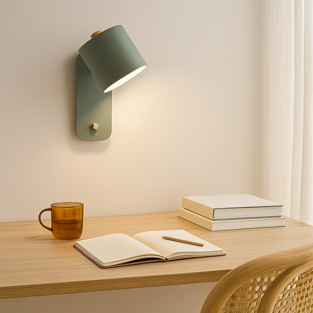 Lámpara de Pared con Interruptor | Iluminación Moderna de Interior