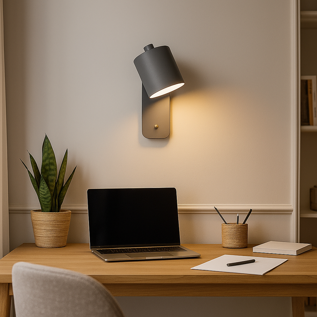 Lámpara de Pared con Interruptor | Iluminación Moderna de Interior