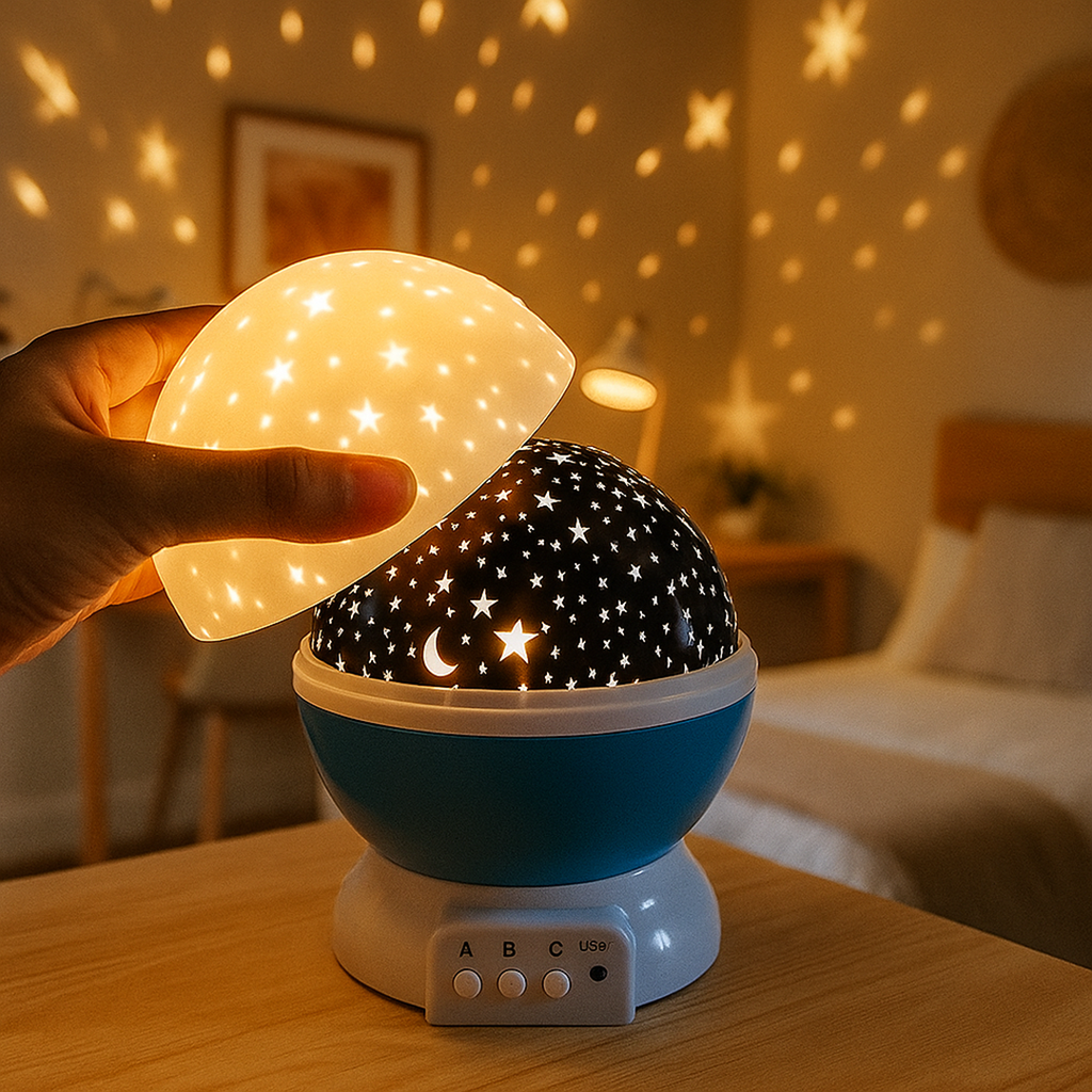Proyector de Estrellas | Luz LED Nocturna para Dormitorio