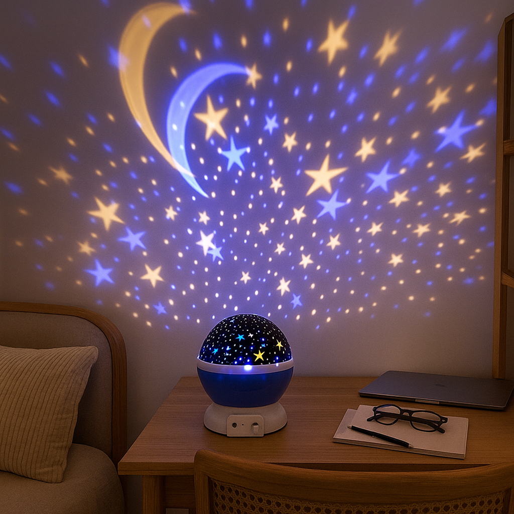 Proyector de Estrellas | Luz LED Nocturna para Dormitorio
